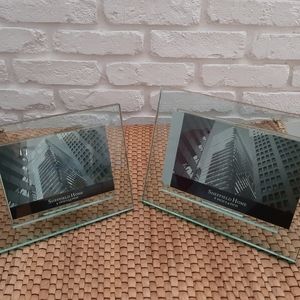 2 Glass picture frames